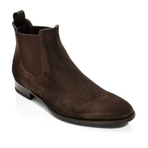 To Boot New York, Shelby Boot, Dark Brown Suede, 11